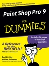 Paint Shop Pro 9 For Dummies By David C. Kay